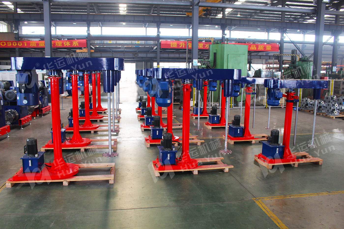 為某集團(tuán)生產(chǎn)的一批分散機完成制造